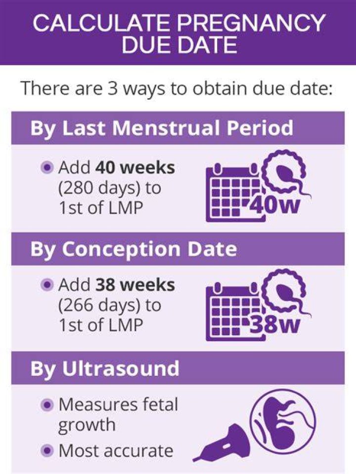 Can you tell due date from conception?