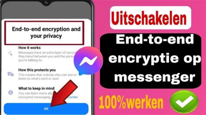 Hoe hef je end-to-end versleuteling op?