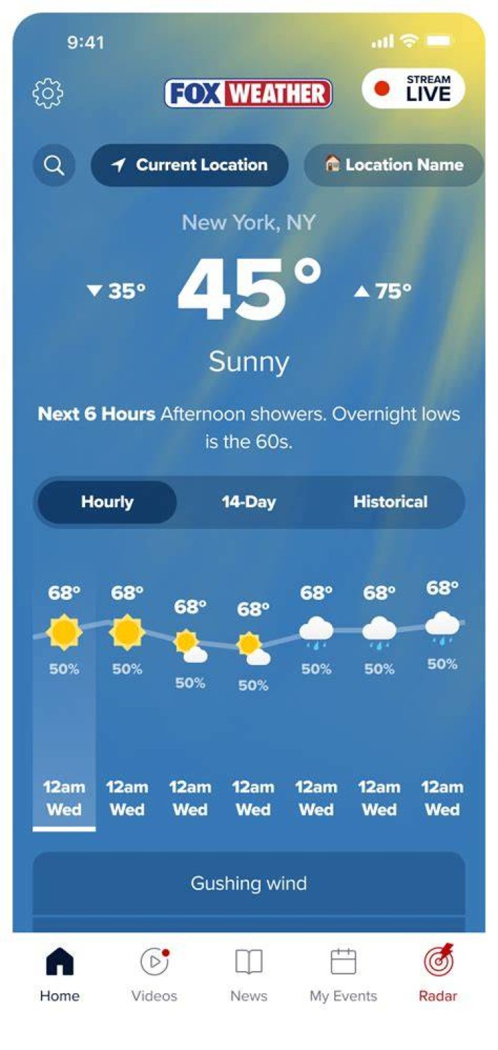 How do I download the new Fox weather app?