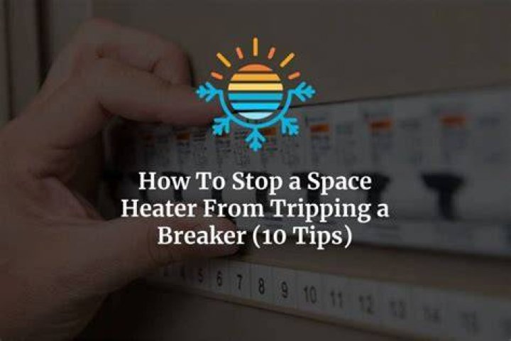 How do I stop my heater from tripping the breaker?