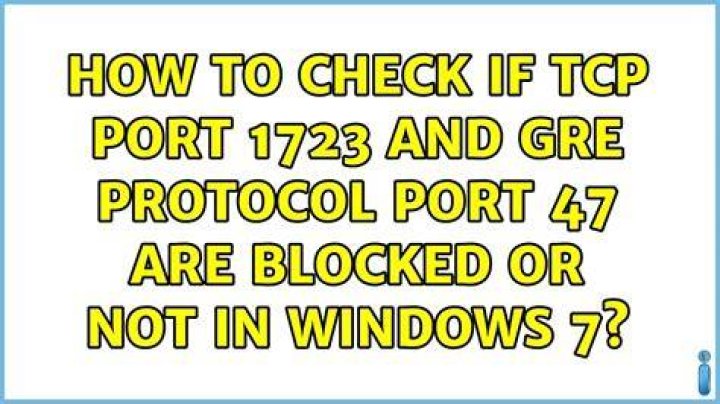 Is port 1723 Secure?