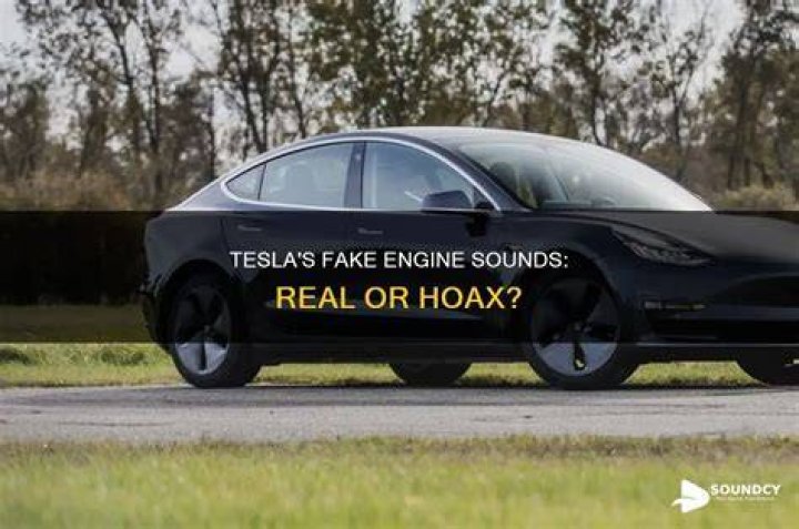 What cars have fake engine sounds?