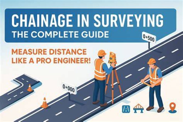 What is a chainage in surveying?