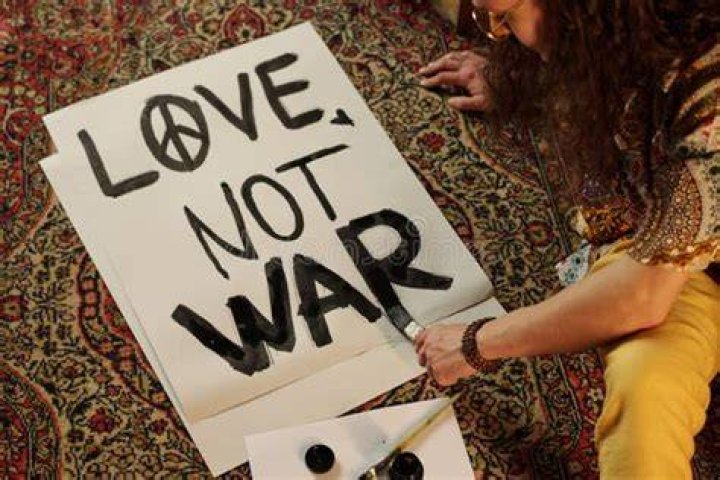 What is an anti-war message?