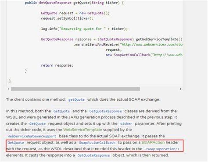What is SOAPAction header?