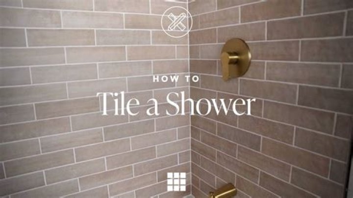 What is the correct order to tile a shower?