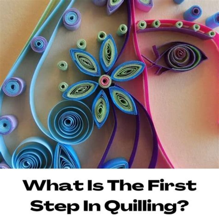 What is the first step in quilling?