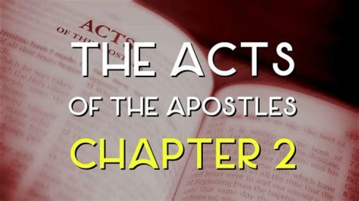What is the main point of Acts 2?