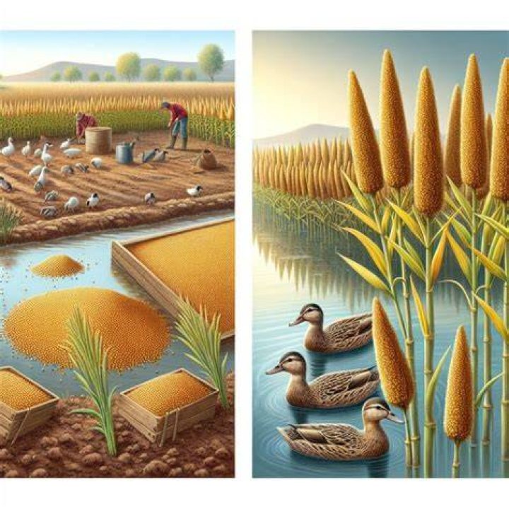 What kind of millet is best for ducks?