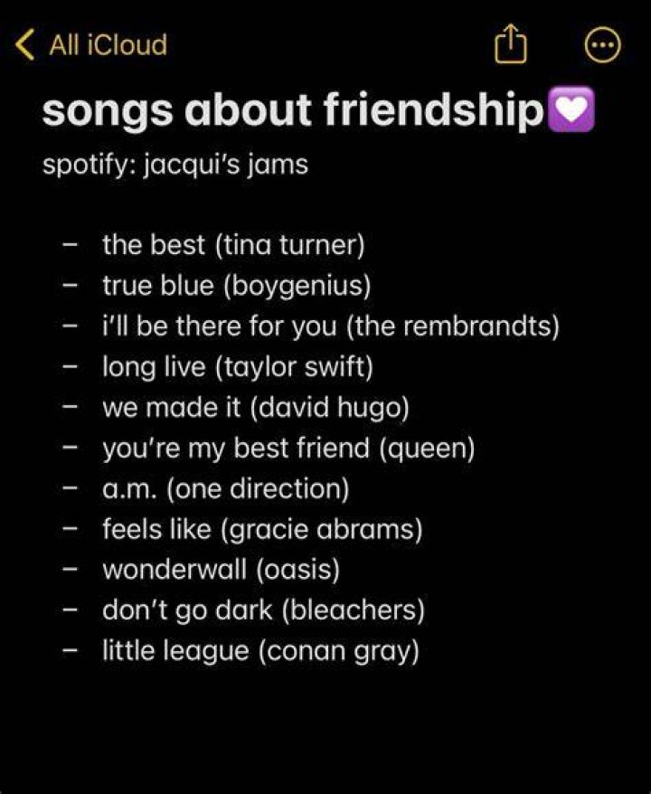 What song should I dedicate to my best friend English?