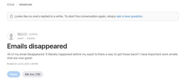 Why do my archived emails disappear on iPad?